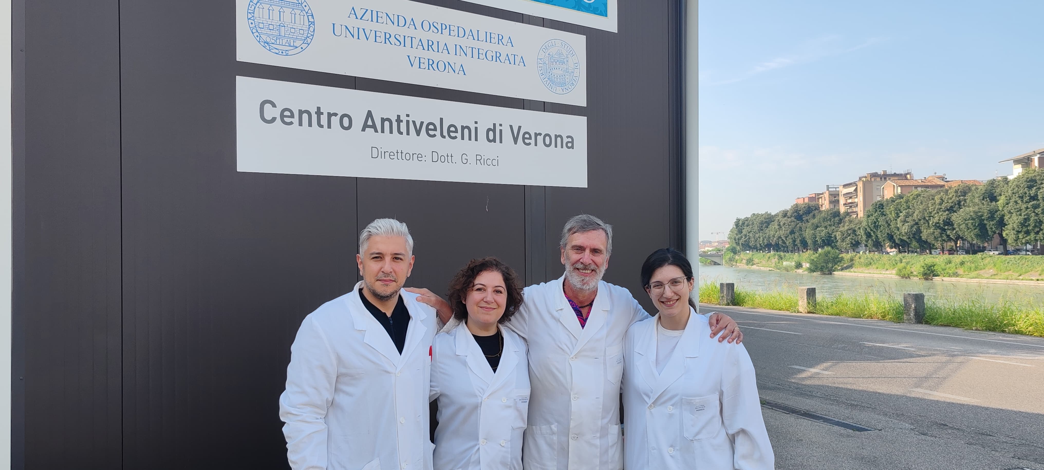 I medici del Centro Antiveleni di Verona, da sinistra Losso, Bacchion, Ricci e Drezza.jpeg