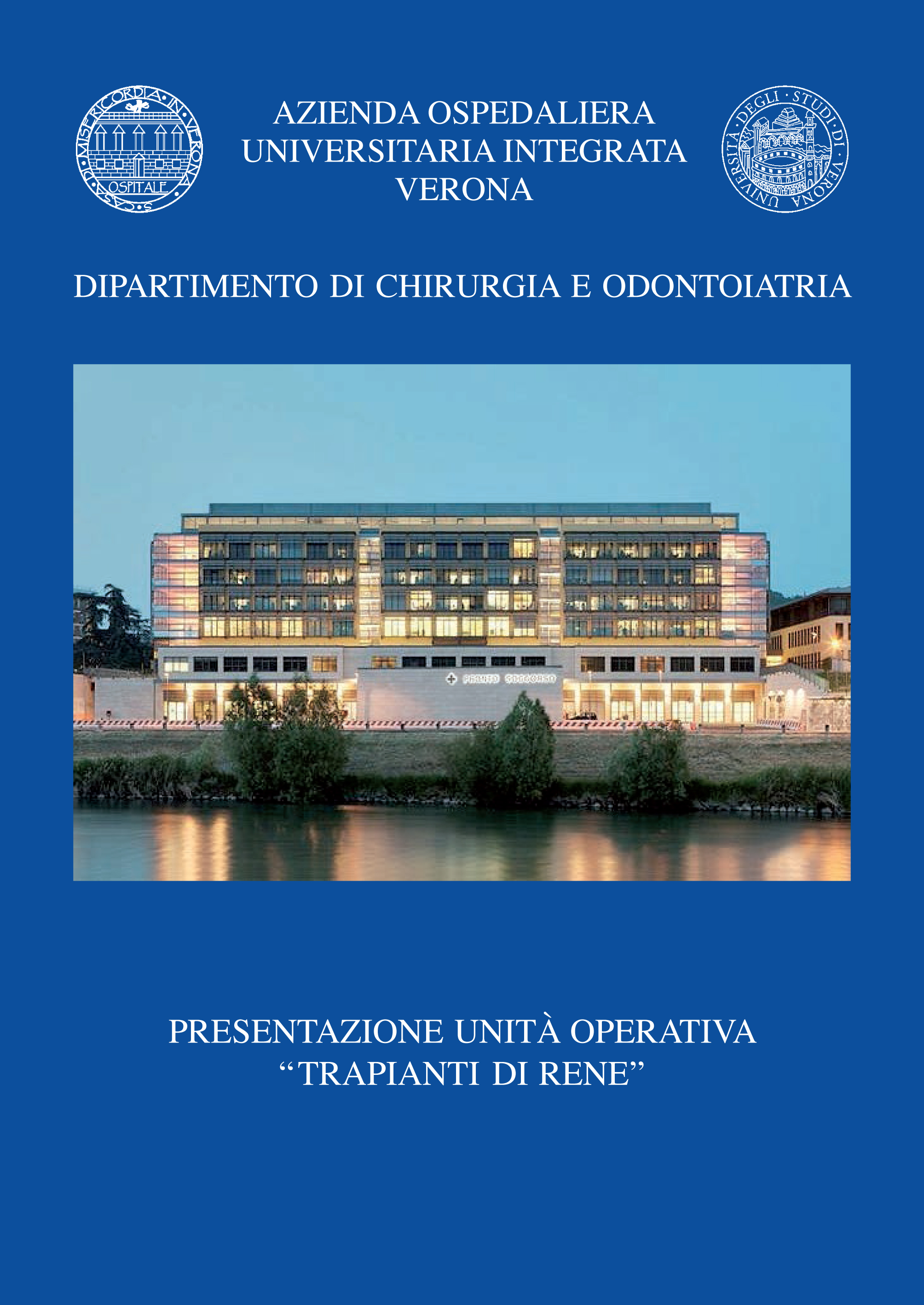 Copertina della Presentazione delle Unità Operative